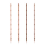 Pacific: Copper Bamboo Straws (VISKI)