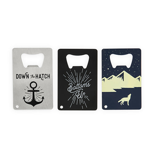Assorted Card Bottle Openers by Foster & Rye