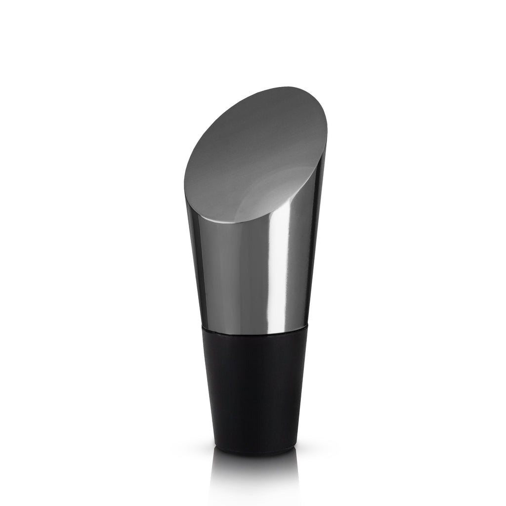 Warren™ Gunmetal Black Heavyweight Bottle Stopper by Viski