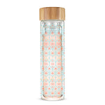Blair™ Arabesque Glass Travel Infuser Mug by Pinky Up®