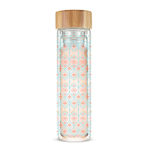 Blair™ Arabesque Glass Travel Infuser Mug by Pinky Up®