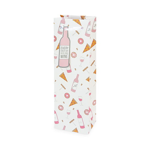 Cheat Day Single-Bottle Wine Bag by Cakewalk