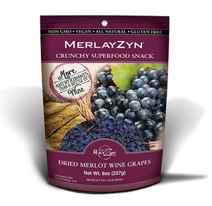 MerlayZyn Dried Merlot Grapes (8 oz)
