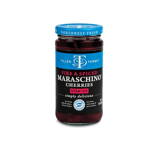 Tillen Farms Fire Spiced Maraschino Cherries