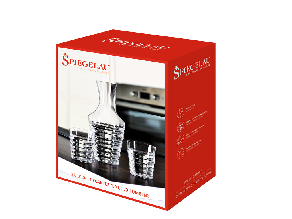 Spiegelau Balloon Decanter & Tumbler Set