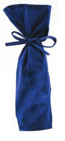 Blue Suede-Like Bag