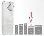 Silver Foil Half Shopping Gift