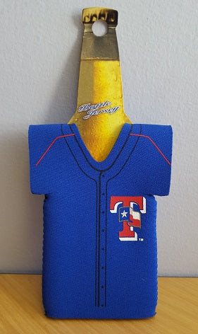Texas Rangers Jersey Bottle Koozie