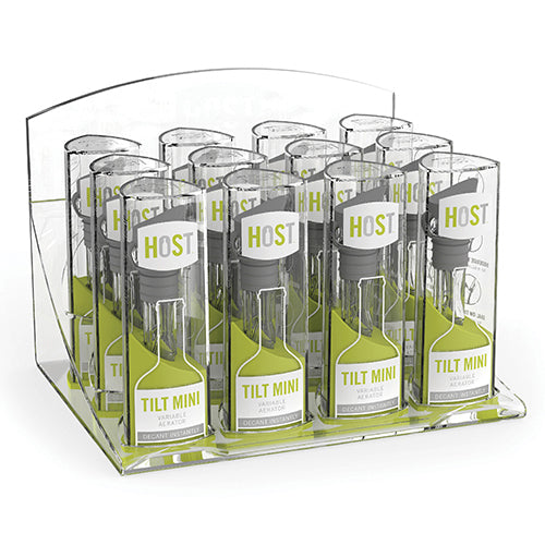 TILT MINI™ Variable Aerator in Acrylic Case CDU by HOST