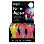 Assorted Plastic Neon Jiggers